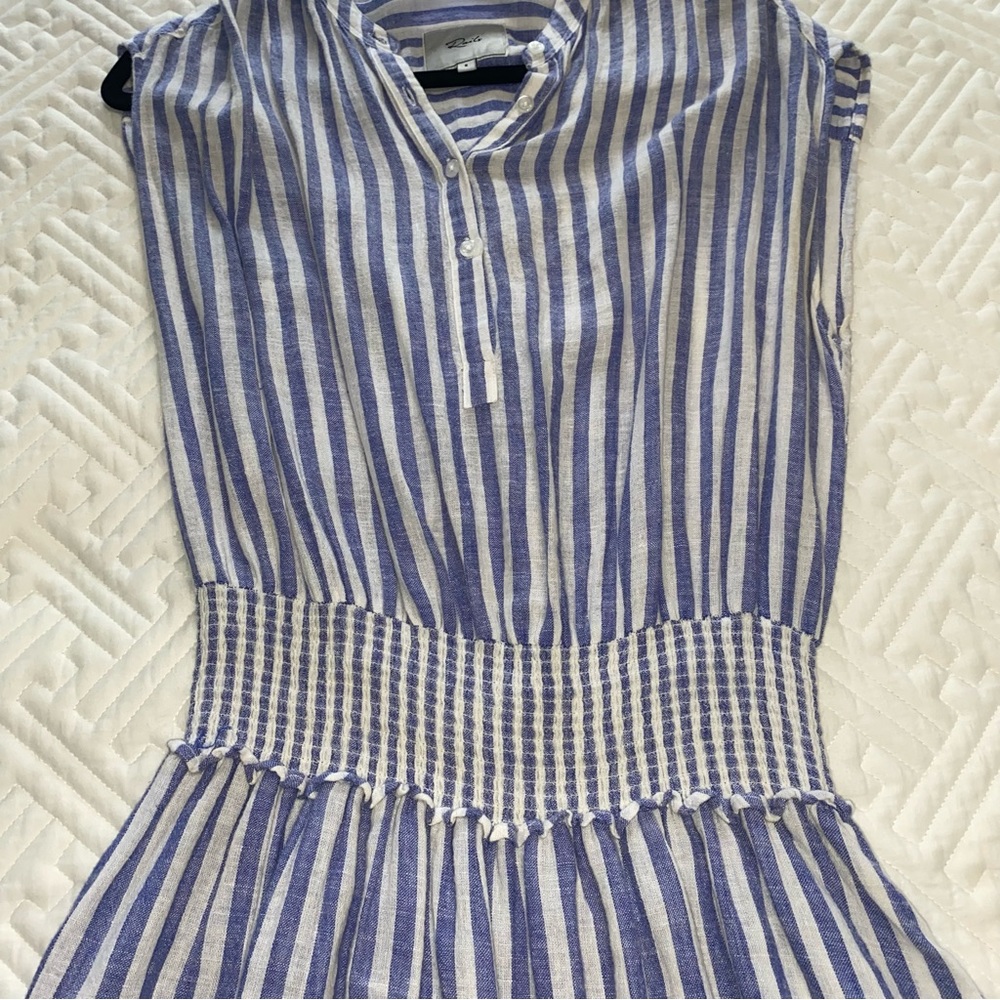 Rails Angelina Boracay Stripe Dress Women’s Small Blue White - Picture 7 of 9